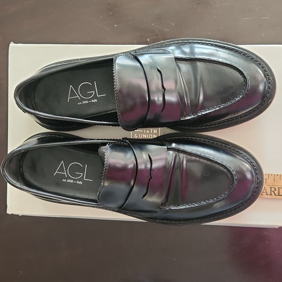 AGL Leather Loafers - Picture 3 of 10